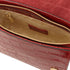 Croque - Croc print leather handbag